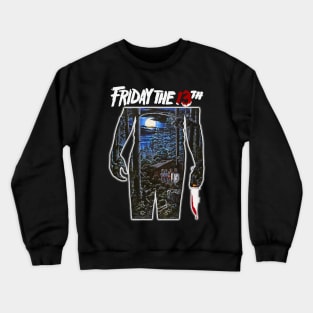 Vintage Horror Classic Movie Friday the 13th Crewneck Sweatshirt